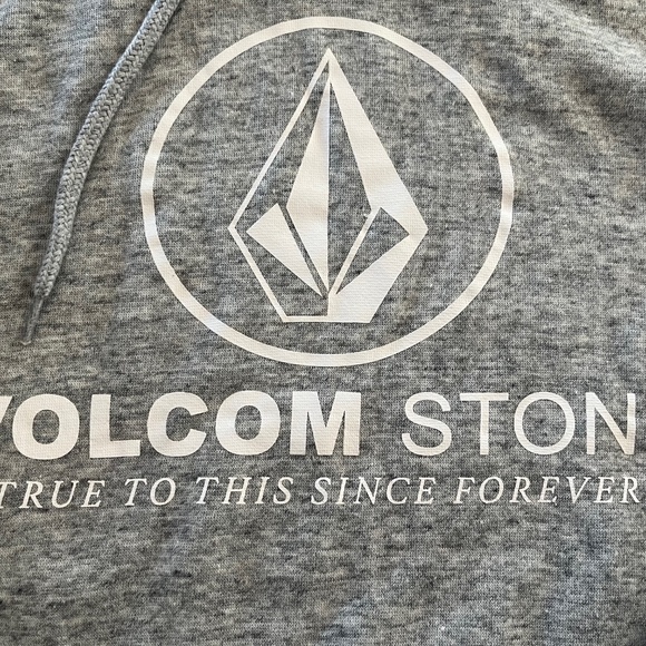 Mens Volcom Stone gray cozy hoodie Small - Picture 3 of 3